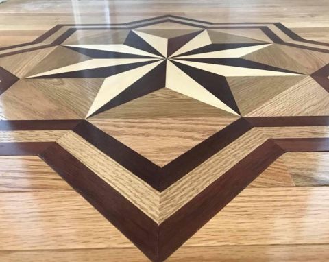 Image depicting the Service Custom Wood Floor Borders and Inlays